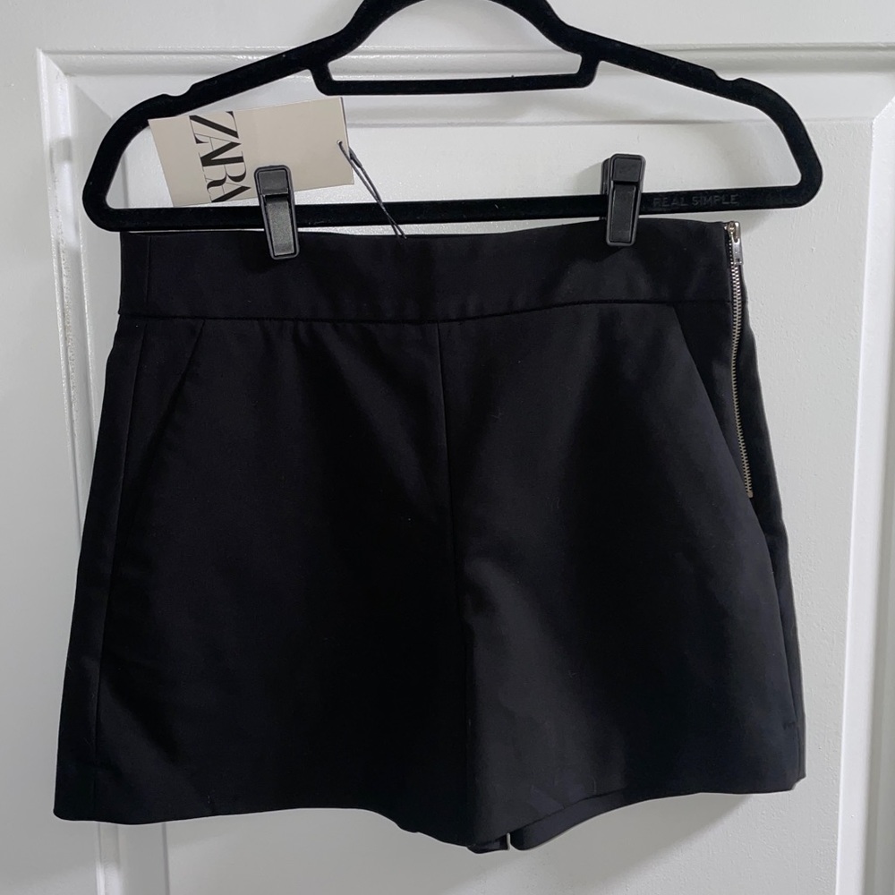 Zara high waisted dress shorts